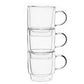 Coffee Cup Double Wall Glass Cup 300ML 2pc/set